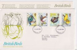 1980-01-16 British Birds Stamps London EC FDC (91113)