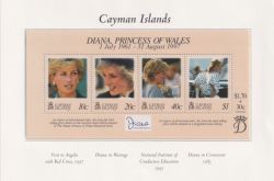 Cayman Islands 1998 Princess Diana M/Sheet MNH (91125)