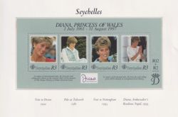 Seychelles 1998 Princess Diana M/Sheet MNH (91136)