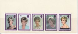 1998-02-03 Diana Princess Of Wales MNH Stamps (91153)