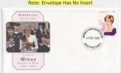 1998-02-04 Azerbaijan Princess Diana Stamp FDC (91185)