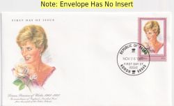 1997-11-26 Palau Princess Diana Stamp FDC (91190)
