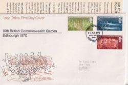 1970-07-15 Commonwealth Games Bureau FDC (91256)