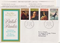 1973-07-04 British Painters Stamps Bureau FDC (91286)