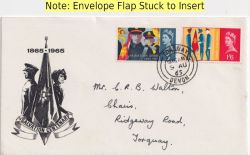 1965-08-09 Salvation Army Stamps Torquay cds FDC (91393)