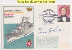 1973-06-02 Battle of Gabbard HMS Kent Signed ENV (91430)