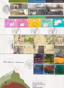 2004 Bulk Buy x 14 FDC from 2004 With Special Pmks (91475)
