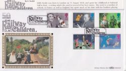 1996-09-03 The Railway Children Halstead Silk FDC (91489)