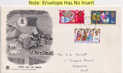 1969-11-26 Christmas Stamps Margate cds FDC (91550)