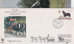 1978-07-05 Courage Shire Horse Centre FDC (91568)