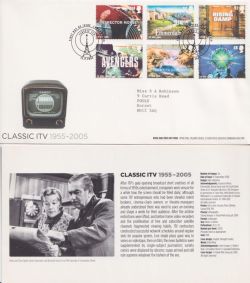 2005-09-15 Classic ITV Stamps London SE19 FDC (92371)