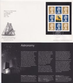 2002-09-24 Astronomy Booklet Pane Star FDC (92382)