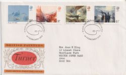 1975-02-19 British Painters Stamps London WC FDC (92416)