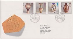 1987-10-13 Studio Pottery Stamps Bureau FDC (92422)