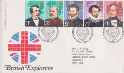 1973-04-18 British Explorers Stamps Bureau FDC (92452)
