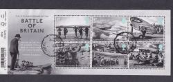 2015-07-16 Battle of Britain M/S Used Stamps (92512)