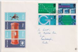 1969-10-01 PO Technology Stamps Farnborough cds FDC (92526)