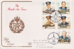 1986-09-16 Royal Air Force Stamps Farnborough FDC (92582)