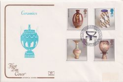 1987-10-13 Studio Pottery Stamps London W1 FDC (92600)