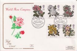 1991-07-16 Roses Stamps Drum Castle FDC (92641)