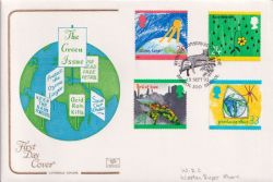 1992-09-15 Green Issue Stamps Bristol Zoo FDC (92652)