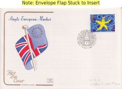 1992-10-13 European Market Stamp Westminster FDC (92653)