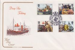 1981-09-23 Fishing Stamps Aberdeen FDC (92658)