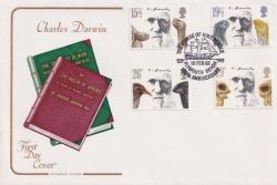 1982-02-10 Charles Darwin Stamps Plymouth FDC (92668)