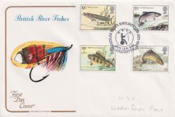 1983-01-26 River Fish Stamps Leicester FDC (92678)