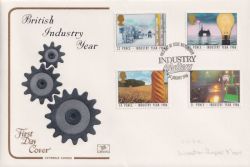 1986-01-14 Industry Year Stamps Birmingham FDC (92694)