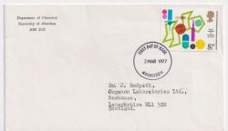 1977-03-02 Chemistry Stamp Aberdeen University Env FDC (92733)