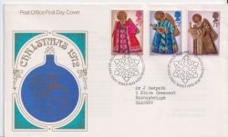 1972-10-18 Christmas Stamps Bureau FDC (92739)