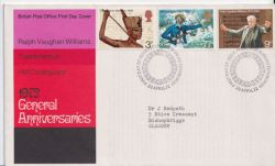 1972-04-26 Anniversaries Stamps Bureau FDC (92741)