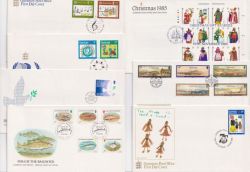 1985 Guernsey 7 Different Covers (92801)