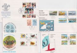 1981 Guernsey 5 Different Covers (92805)
