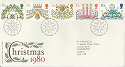 1980-11-19 Christmas Stamps Bureau FDC (9604)