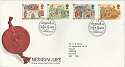 1986-06-17 Medieval Life Stamps Gloucester FDC (9822)
