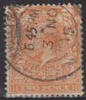 1912-24 King George V SG369 2d orange Used (m072)