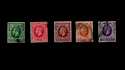 1934-36 KGV x5 Used Stamps (m142)