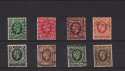 1934-36 KGV x8 Used Stamps (m160)