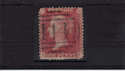 1854-57 QV 1d Red SG40 P14 L Crown TF Used (QV253)
