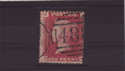 1858-79 SG43/4 1 d red pl 76 DK used (QV271)