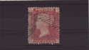 1858-79 SG43/4 1 d red pl 78 TC used (QV275)