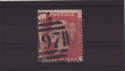 1858-79 SG43/4 1 d red pl 86 CI used (QV292)