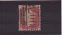 1858-79 SG43/4 1 d red pl 93 MJ used (QV395)