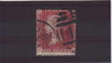 1858-79 SG43/4 1 d red pl 193 TH used (QV408)