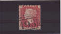 1858-79 SG43/4 1 d red pl 95 TI used (QV411)