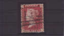 1858-79 SG43/4 1 d red pl 99 BJ used (QV418)