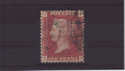 1858-79 SG43/4 1 d red pl 106 FH used (QV443)