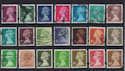 GB Definitive Machin Used Stamps x21 (S1212)